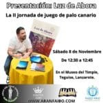 POESÍA EN CANARIAS: PRESENTACIÓN DE LUZ DE ABORA, DEL AUTOR JOEL PÉREZ NOGUERA, EN EL MUSEO DEL TIMPLE, EN TEGUISE, LANZAROTE